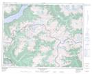 092K08 Little Toba River Topographic Map Thumbnail
