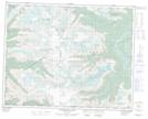 092N03 Whitemantle Creek Topographic Map Thumbnail
