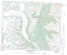 092N05 Klinaklini Glacier Topographic Map Thumbnail