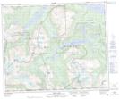 093E02 Tesla Lake Topographic Map Thumbnail 1:50,000 scale
