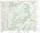 093E05 Tsaytis River Topographic Map Thumbnail 1:50,000 scale