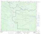 093F08 Euchiniko River Topographic Map Thumbnail