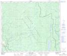 093G08 Ahbau Lake Topographic Map Thumbnail 1:50,000 scale