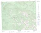 093H11 Dome Creek Topographic Map Thumbnail 1:50,000 scale