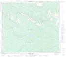 093I05 Otter Creek Topographic Map Thumbnail 1:50,000 scale