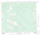093I14 Kinuseo Falls Topographic Map Thumbnail 1:50,000 scale