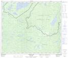 093J11 Weedon Lake Topographic Map Thumbnail