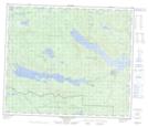 093K11 Cunningham Lake Topographic Map Thumbnail 1:50,000 scale