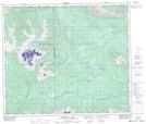093L13 Mcdonell Lake Topographic Map Thumbnail 1:50,000 scale