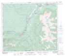 093M04 Skeena Crossing Topographic Map Thumbnail 1:50,000 scale