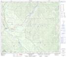 093O02 Colbourne Creek Topographic Map Thumbnail 1:50,000 scale