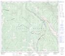 093O07 Azouzetta Lake Topographic Map Thumbnail 1:50,000 scale