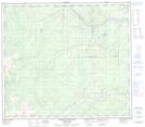 093O16 Portage Mountain Topographic Map Thumbnail 1:50,000 scale