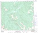 093P04 Sukunka River Topographic Map Thumbnail 1:50,000 scale