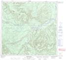 094J12 Chischa River Topographic Map Thumbnail