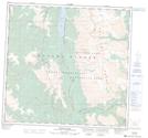 094K13 Muncho Lake Topographic Map Thumbnail 1:50,000 scale