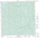 094M14 Hillgren Lakes Topographic Map Thumbnail 1:50,000 scale
