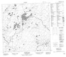 095A07 Tetcho Lake Topographic Map Thumbnail
