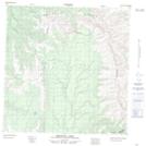 095C15 Dendale Lake Topographic Map Thumbnail