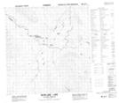 095E07 Seaplane Lake Topographic Map Thumbnail