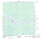 095H14 Fort Simpson Topographic Map Thumbnail 1:50,000 scale