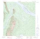 095J03 Nahanni Mountain Topographic Map Thumbnail 1:50,000 scale