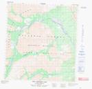 095K05 Bell Heather Lake Topographic Map Thumbnail 1:50,000 scale