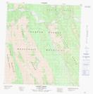 095K14 Pastel Creek Topographic Map Thumbnail