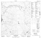 096B02 Modeste Creek Topographic Map Thumbnail