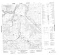 096D10 Rouge Mountain River Topographic Map Thumbnail 1:50,000 scale