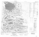 096F03 Brackett Lake Topographic Map Thumbnail 1:50,000 scale