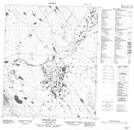 096F07 Bernard Lake Topographic Map Thumbnail 1:50,000 scale