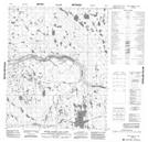 096F16 White Water Lily Lake Topographic Map Thumbnail 1:50,000 scale