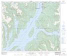 103H15 Kitimat Arm Topographic Map Thumbnail 1:50,000 scale
