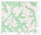 103I05 Khyex Topographic Map Thumbnail 1:50,000 scale