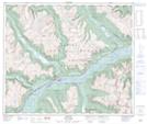 103I06 Salvus Topographic Map Thumbnail 1:50,000 scale
