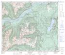 103I07 Lakelse Lake Topographic Map Thumbnail 1:50,000 scale