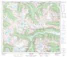 103I14 Oscar Peak Topographic Map Thumbnail 1:50,000 scale