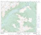 103P03 Tseax River Topographic Map Thumbnail 1:50,000 scale
