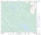 103P15 Brown Bear Lake Topographic Map Thumbnail 1:50,000 scale