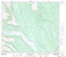 104A03 Meziadin Lake Topographic Map Thumbnail 1:50,000 scale