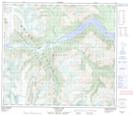 104A05 Bowser Lake Topographic Map Thumbnail