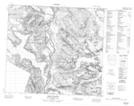 104B13 Great Glacier Topographic Map Thumbnail 1:50,000 scale