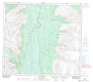 104G01 Iskut River Topographic Map Thumbnail 1:50,000 scale
