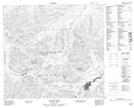 104H08 Tuaton Lake Topographic Map Thumbnail 1:50,000 scale