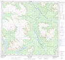 104H13 Ealue Lake Topographic Map Thumbnail 1:50,000 scale