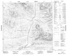 104I01 Tucho River Topographic Map Thumbnail 1:50,000 scale
