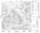104I16 Four Brothers Range Topographic Map Thumbnail