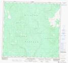 104J07 Little Tuya River Topographic Map Thumbnail
