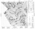 104K06 Wright Glacier Topographic Map Thumbnail 1:50,000 scale